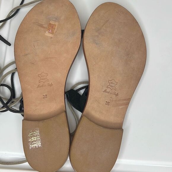 Revolve Cornetti Italian Leather Gladiator Sandal Size 38/7 New - Picture 6 of 7